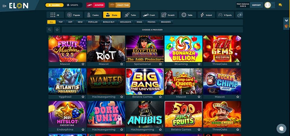 Elon Casino: Spor bahisleri ve yuvalar için nihai hedefiniz